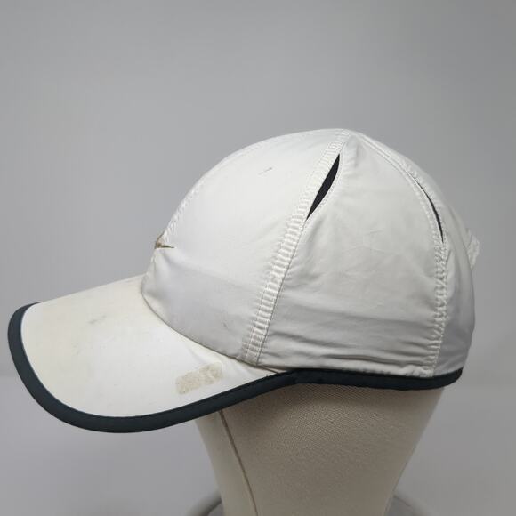 Nike Swoosh Strapback Baseball Hat White One Size Embroidered Outdoor - Picture 3 of 8